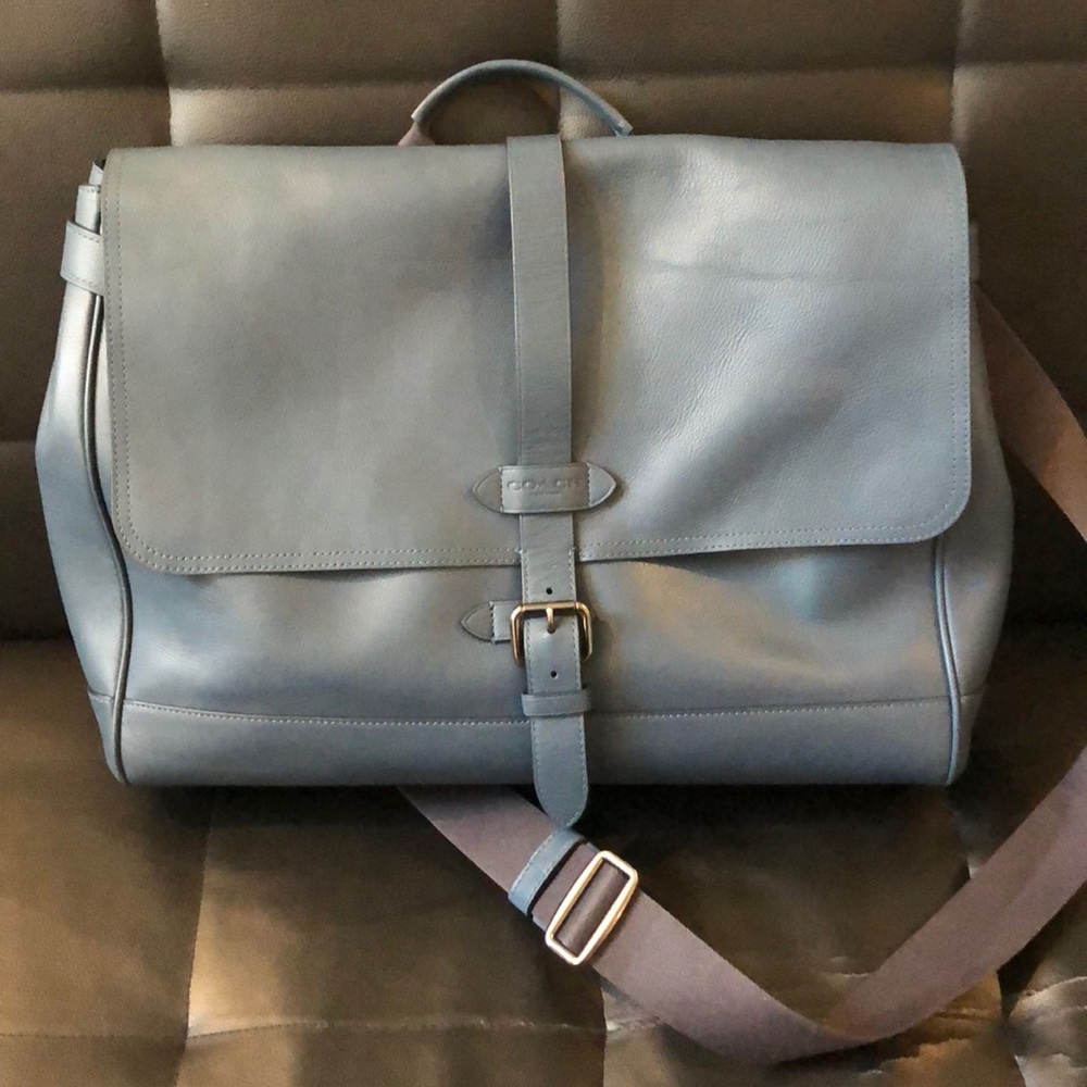 Coach Hudson Bag (Denim Blue)
